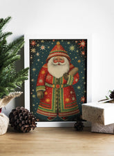 Folk Art Santa